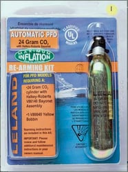 Picture of Leland V86000-84204Z Inflatable Life Jacket Rearming Kit Automatic 24g 1/2" Bayonet