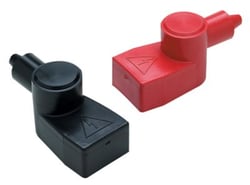 Picture of Seachoice 50-13681 Marine Battery Terminal Covers - Red & Black Set