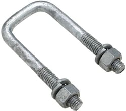 Picture of Seachoice 57451 Square U-Bolt 3-1/16" x 4-5/16" Galvanized Steel