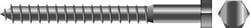 Picture of Seachoice RP-SC5768 Stainless Steel Lag Screw 1/4" x 5"