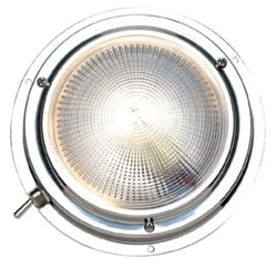 Picture of Seachoice 06621 Polished Stainless Steel Dome Light 15W 12V White