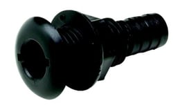 Picture of Seachoice 50-18151 3/4" Black Plastic Thru-Hull Fitting with Broad Flange