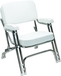 Picture of Seachoice CK-DC002SS Folding Deck Chair Stainless Steel White