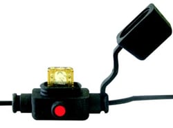 Picture of Seachoice SC11273 Indicating ATM In-Line Fuse Holder 20 Amp 16/2 Gauge Wire