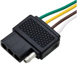 Picture of Seachoice 13901 4-Pole Flat Female Trailer Connector with 48" Wire