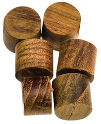Picture of Seachoice RP-MP6022SC Teak Wood Plugs 3/8 Inch (6-Pack)
