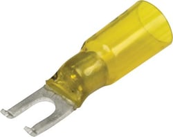 Picture of Seachoice 64058 3-to-1 Heat Shrink Spade Terminal 12-10 AWG #8 Stud 25-Pack