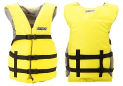 Picture of Seachoice 86533 Adult Type III Life Jacket Yellow USCG Approved