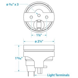Picture of Seachoice 50-15501 Marine Fuel Gauge Kit with In-Tank Sender