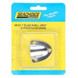 Picture of Seachoice 16101 Clam Shell Vent Chrome Plated Brass Marine 1-9/16 x 1-1/2 Inch