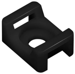 Picture of Seachoice 14193 Saddle Mount Cable Tie Base Black #6 Fastener 10-Pack
