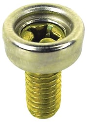 Picture of Seachoice RP-MP9710SC Stainless Steel Button Stud with Brass Machine Screw 10-32 x 3/8"