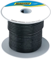 Picture of Seachoice 16TC-BLACK-100 Tinned Copper Marine Wire 16 AWG Black 100 Foot