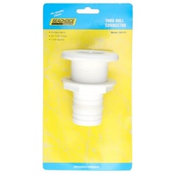 Picture of Seachoice 50-18111 Thru-Hull Connector with Broad Flange 1.5 Inch White