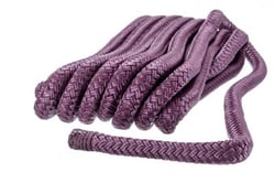 Picture of Seachoice 39931 Double-Braid Nylon Dock Line 3/8" x 15' Burgundy with Eye Splice