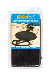 Picture of Seachoice 40421 Double-Braid Nylon Dock Line 5/8" x 35' Black with Eye Splice