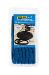 Picture of Seachoice 40471 Double-Braid Nylon Dock Line 5/8" x 20' Blue with Eye Splice