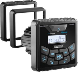 Picture of Seachoice MGR450BSC Bluetooth Marine Stereo Receiver Square Gauge