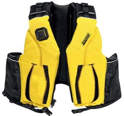 Picture of Seachoice 9007L/XL-85974 Adult Canoe Kayak Life Jacket PFD Yellow Black L/XL