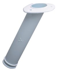 Picture of Seachoice 89251 30 Degree Plastic Rod Holder with ABS Flange - White