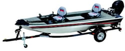 Picture of Seachoice 97323 Universal Boat Cover for 15-17 Foot Mod-V Fishing Boats