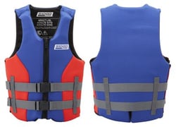 Picture of Seachoice 99502 Dual Sized Evoprene Life Vest 2XL/3XL Blue/Red USCG Approved