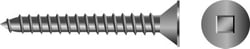 Picture of Seachoice RP-SC3669 #10 x 2" Square Drive Flat Head Self-Tapping Screws Stainless Steel