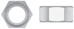 Picture of Seachoice RP-SC3569 Hex Nut 1/2-13 Hot Dip Galvanized Steel