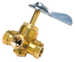 Picture of Seachoice 50-20761 Brass Three-Way Fuel Line Valve