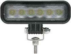 Picture of Seachoice TLL60FBSCH 6 LED Flood Beam Work Light 865 Lumens Rectangular Black