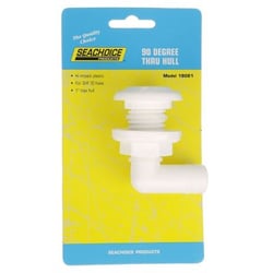 Picture of Seachoice 18061 90-Degree Thru Hull Fitting 3/4" ID Hose 7/8" Max Hull