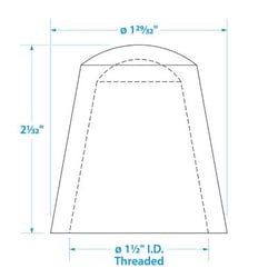 Picture of Seachoice 08521 Replacement Globe for All-Round Stern Light Anti-Glare