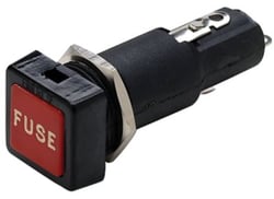 Picture of Seachoice 12611 Square Panel Mount Fuse Holder 10A