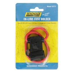 Picture of Seachoice 12771 Waterproof In-Line ATO/ATC Fuse Holder 30 Amp 12 Gauge