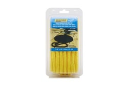 Picture of Seachoice 39901 Double-Braid Nylon Dock Line 3/8 In x 20 Ft Yellow with Eye Splice