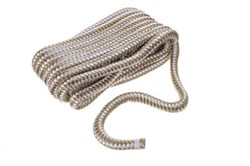 Picture of Seachoice 40241 Double-Braid Nylon Dock Line 1/2" x 20 Ft Gold White