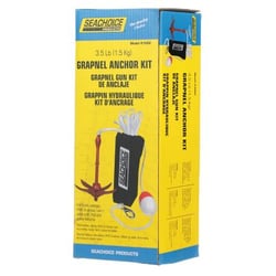 Picture of Seachoice 50-41002 3.5 lb Grapnel Anchor Kit for Boats 5-12 ft with Line and Storage Bag