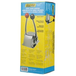 Picture of Seachoice 28401 Twin Lever Engine Control Chrome Brass Marine Boat