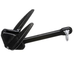 Picture of Seachoice 41383 Vinyl Coated Navy Anchor 20 Lbs Cast Iron Black