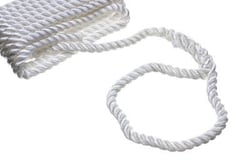 Picture of Seachoice 42601 3-Strand Twisted Nylon Dock Line 5/8-Inch x 25 Feet White