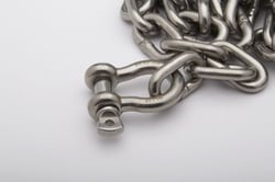 Picture of Seachoice 44143 Stainless Steel Anchor Chain 5/16 x 5 Ft with Shackle