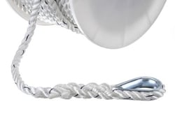 Picture of Seachoice 47741 3-Strand Twisted Nylon Anchor Line 1/2 in x 150 ft White/Blue