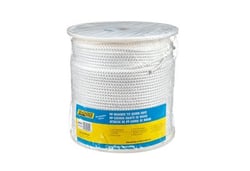 Picture of Seachoice 48021 Tie Down Cord 1/4" x 1000 ft White Braided Polypropylene