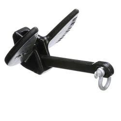 Picture of Seachoice 41373 Vinyl Coated Navy Anchor 15 lbs Black Cast Iron