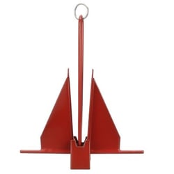 Picture of Seachoice 41726 Utility Anchor 8S Standard PVC Coated Red Slip Ring
