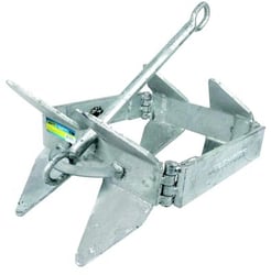 Picture of Seachoice 43770 Fold-and-Hold Anchor 13 Lbs Hot-Dipped Galvanized Steel