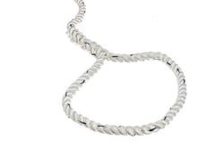 Picture of Seachoice 47551 3-Strand Twisted Nylon Anchor Dock Line 1/2 In x 15 Ft White Blue Tracer