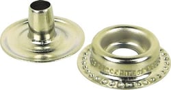 Picture of Seachoice RP-MP7249SC Stainless Steel Button Stud with Barrel and Eyelet - 10 Sets