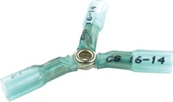 Picture of Seachoice 50-60324 Heat Shrink 3-Way Splice Connector 16-14 AWG Blue