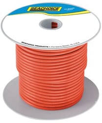 Picture of Seachoice 14TC-ORANGE-100 Tinned Copper Marine Wire 14 AWG Orange 100 Foot